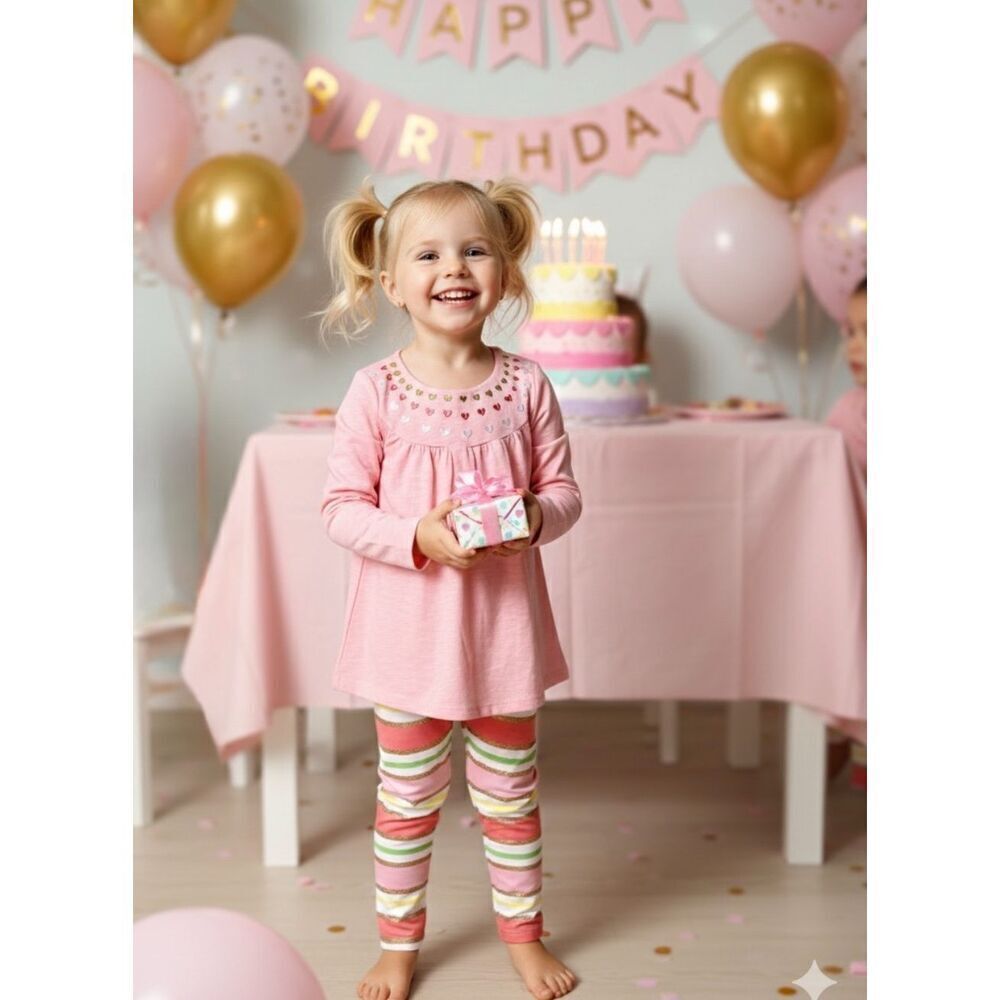 NEW Isaac Mizrahi Toddler Girls Top Tommy Bahama Kids Bottoms Size 4T Valentine